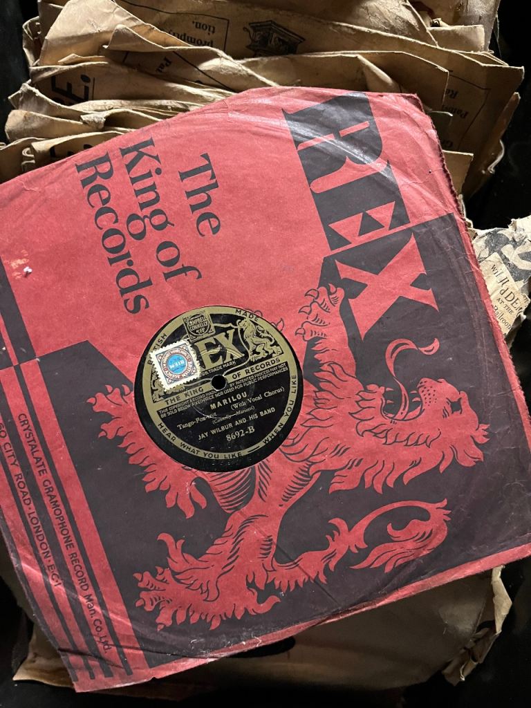 Old records vinyl garage find music joblot 