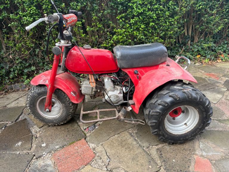 1985 Honda ATC70 ATC 70 Starts Runs Drives Kids Motorcycle Motorbike Trike Collectible Vintage