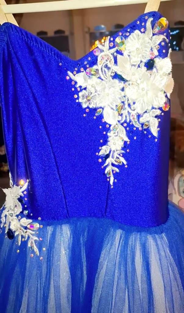 Royal blue romantic ballet tutu age 9-12 years 