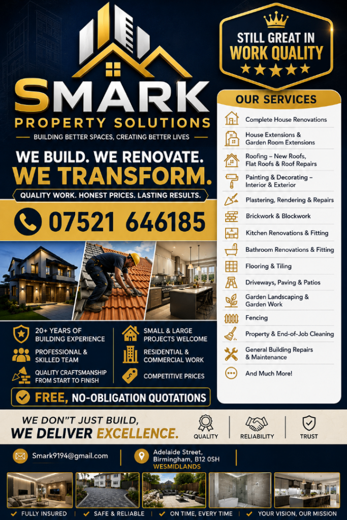 Professional Builders, Roofing  & Complete Property Renovations With 20+ Years Experience
