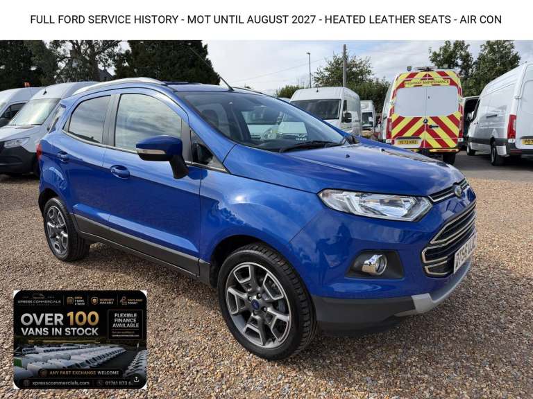 2017 Ford Ecosport 1.0T EcoBoost Titanium SUV 5dr Petrol Manual 2WD Euro 6 (s/s) (125 ps) SUV Pet...
