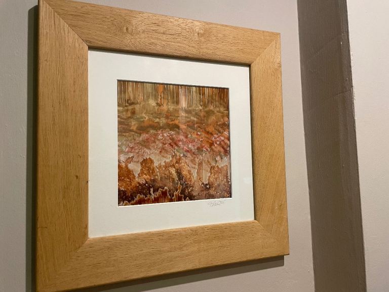 Scottish Artist Original Painting - Framed Abstract Art