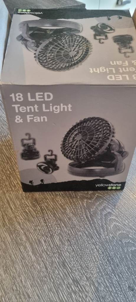 Led tent light/fan
