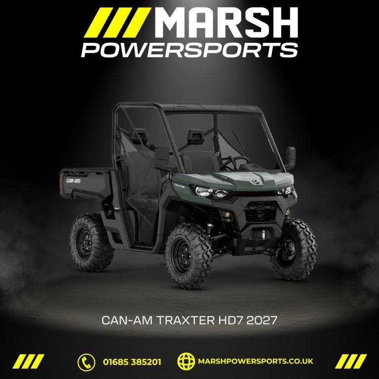 Traxter HD7 Base T 700 2027 Model - Can-am Main Dealer - Reserve NOW!