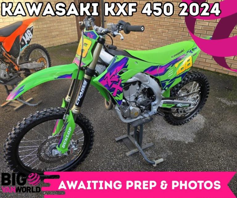 Kawasaki KXF 450 2024 - Full DVR Exhaust System - Vet Owner 