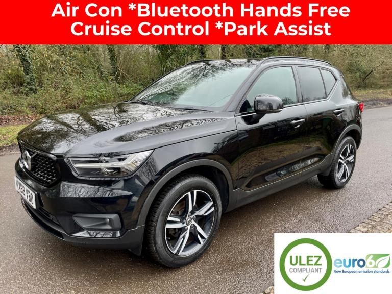 2018 Volvo XC40 1.5 T3 PETROL R DESIGN 5 DOOR SUV IN BLACK ESTATE Petrol Manual