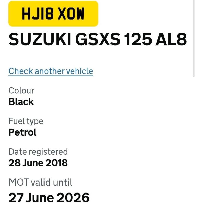 Suzuki GSX-S 125 2018 Black ABS 