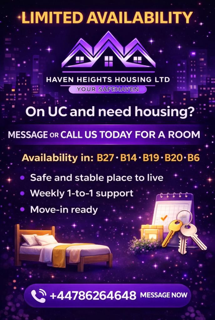 Rooms Available for rent in Birmingham 