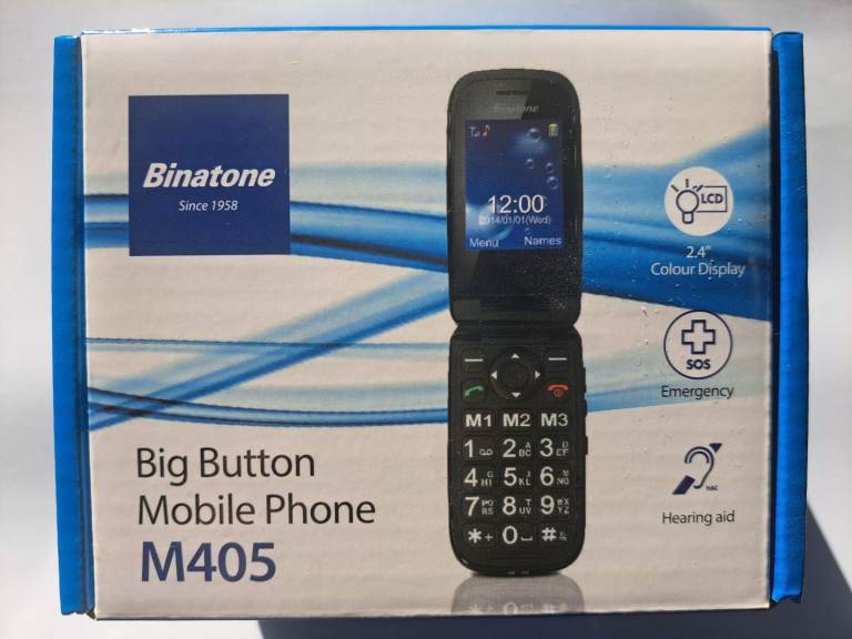Large button phone for the elderly