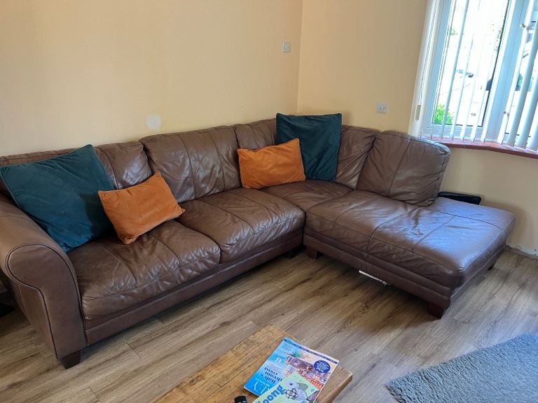 DFS leather corner sofa COLLECTION BY THIS WEEKEND 
