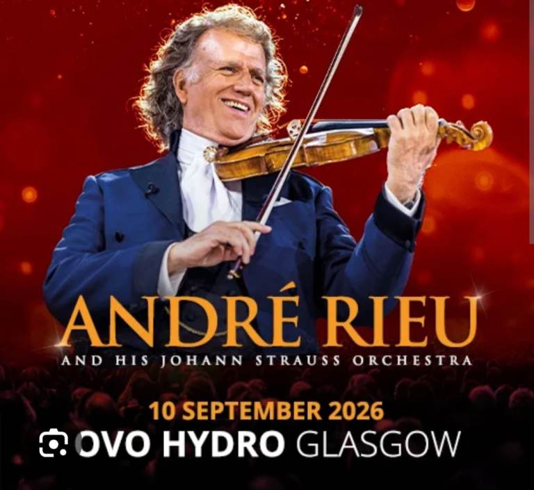 Andre Rieu, Glasgow 10th September. 