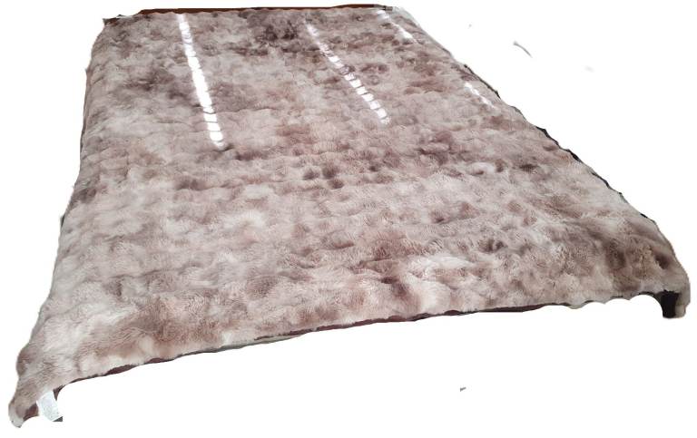 SHEIN Coffee Brown Tie-Dye Plush Blanket Throw Soft Faux Fur  180 x 200cm NEW