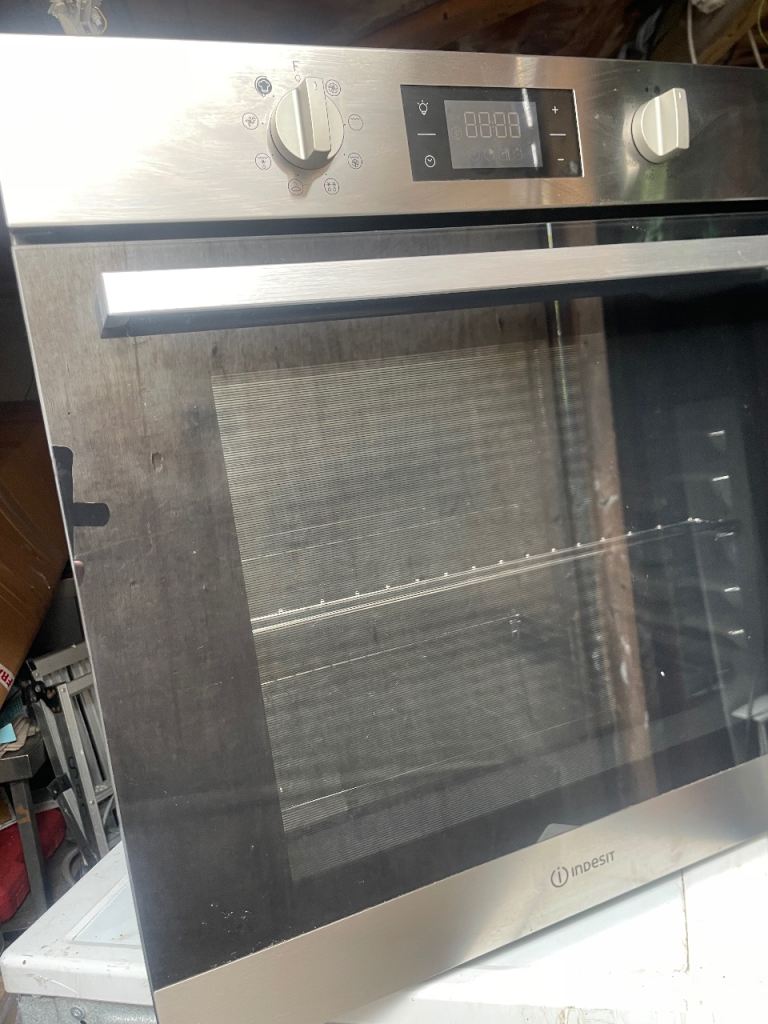 Indesit Built-in Electric Oven – Silver, Good Working Order