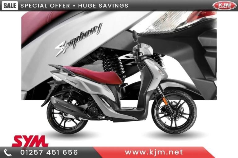 SYM Symphony ST 125cc PRE-REG Automatic Scooter Commuter Learner Legal CBT