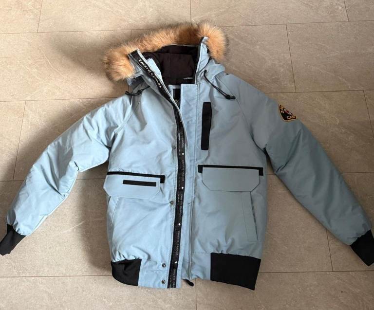 Men's Zavetti Canada Bomber Parka Jacket Size S