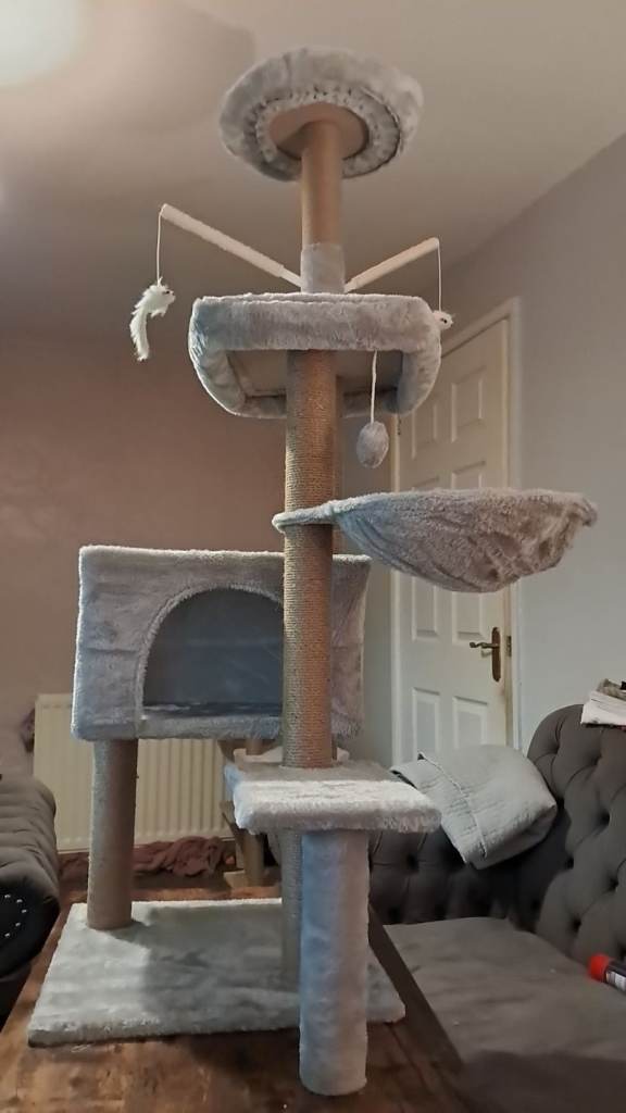 New cat tree house 