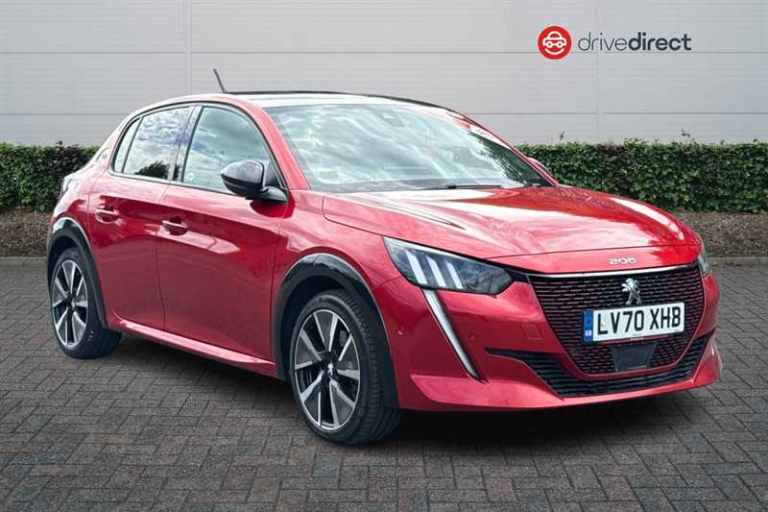 2020 Peugeot E-208 50kWh GT Hatchback 5dr Electric Auto (136 ps) Hatchback Electric Automatic