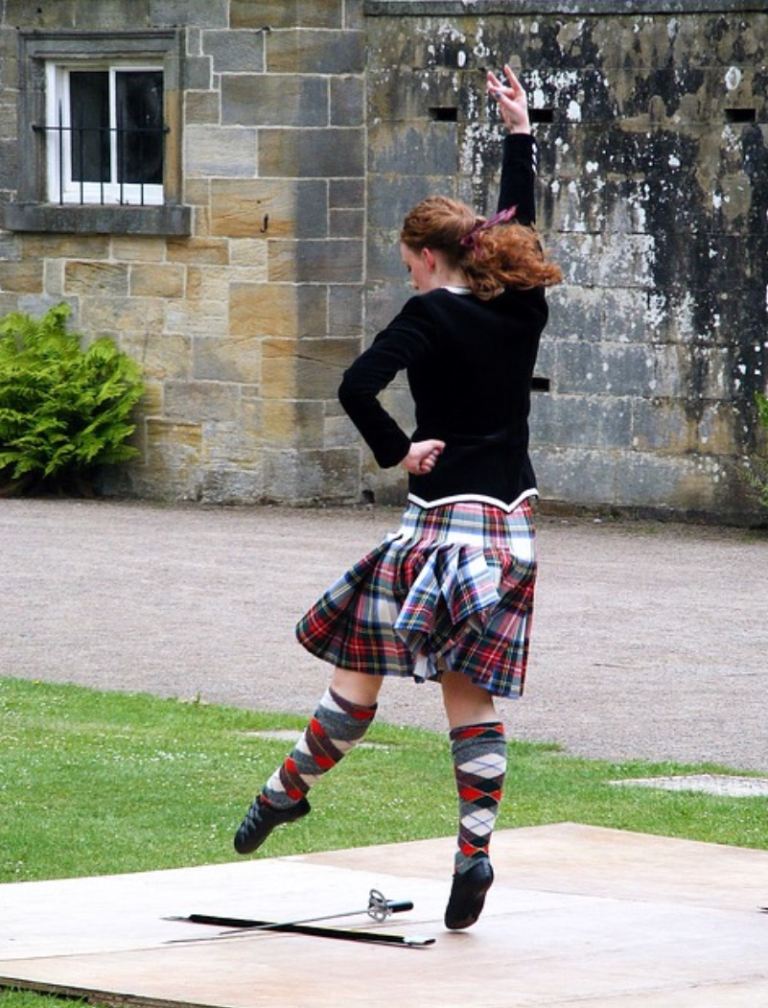 Highland dancing sword wooden sheath ornamental display sword collector collectable hobbies