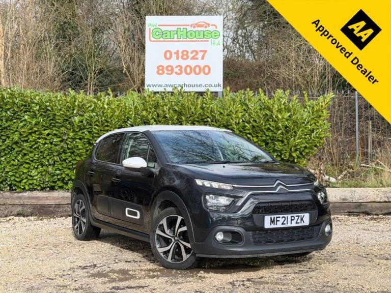 2021 21 CITROEN C3 1.2 PURETECH SHINE PLUS HATCHBACK 5DR PETROL MANUAL EURO 6 (S