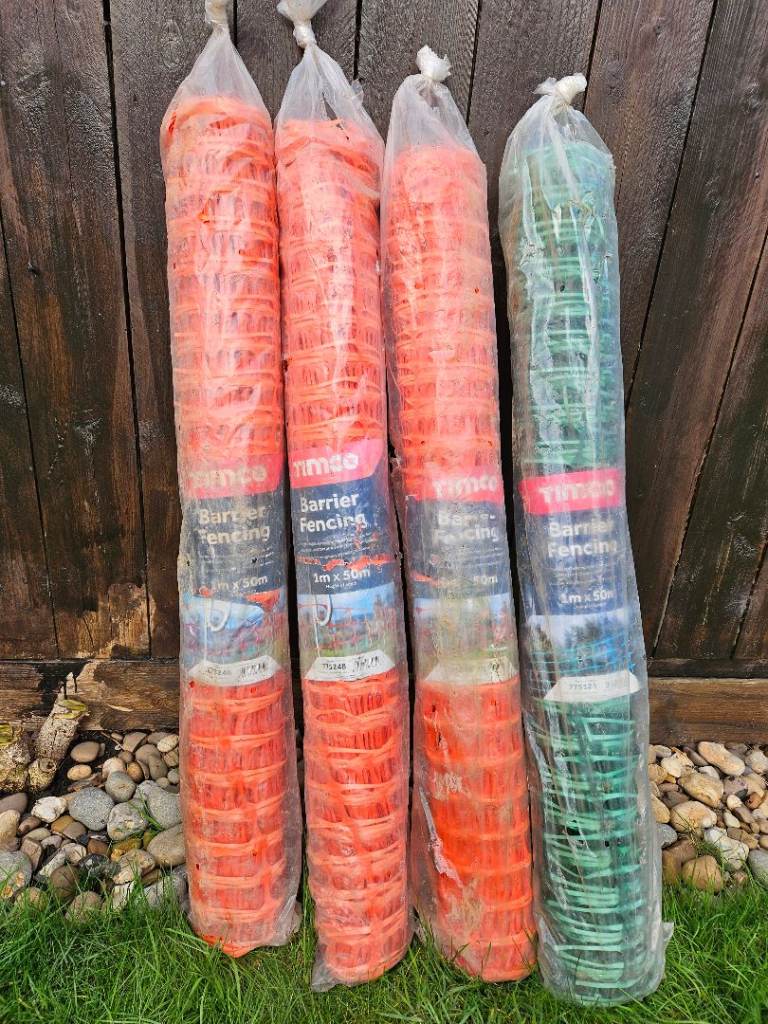 4 x Rolls Barrier Fencing (unopened)