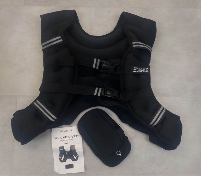 BAGAIL Weighted Vest for walking Strength Training, 13.6KG, 30LB, Black, NEW