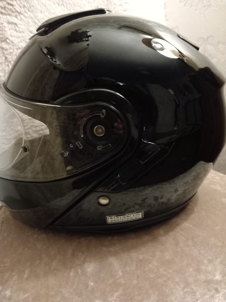 Shoei crash helmet