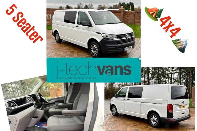 2021 Volkswagen Transporter 2.0TDI 150Bhp Lwb Kombi Van 4MOTION ***4x4 / Crew Van*** WINDOW VAN D...