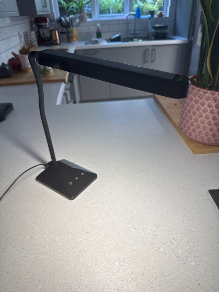 Black Flexible LED Desk Lamp – Good Condition