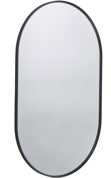 Tavistock Verge Black Framed Bathroom Mirror