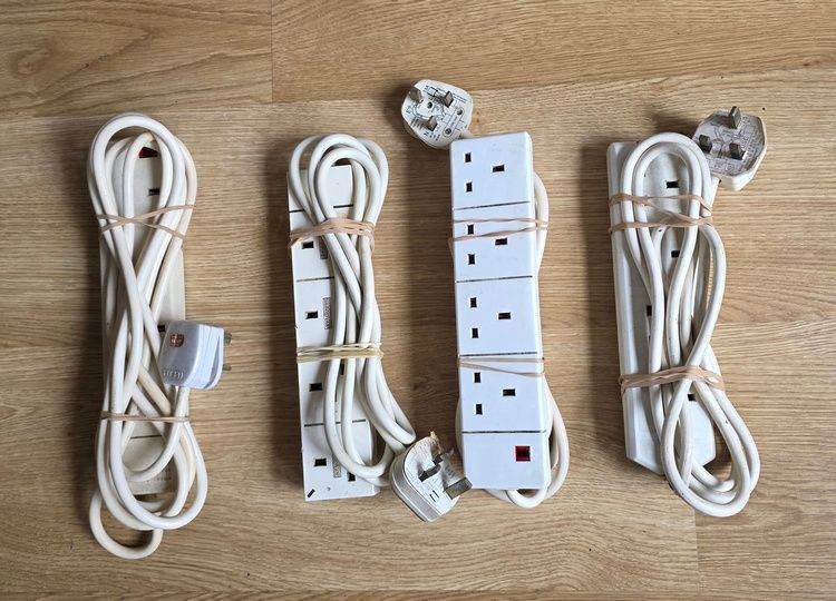 Extension Leads / Power Strips – Multi-Socket 2 meters £2 each