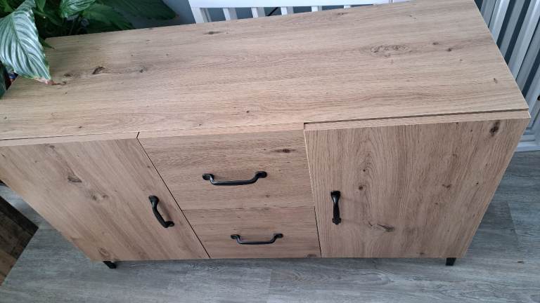 Sideboard / Cabinet 100 cm – Modern Loft Style – NEW