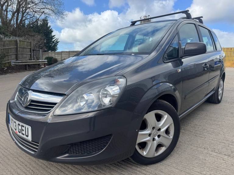 2013 13 VAUXHALL ZAFIRA EXCLUSIV 1.6 7 SEATER*LOW MILEAGE*1 OWNER 13 YEARS*