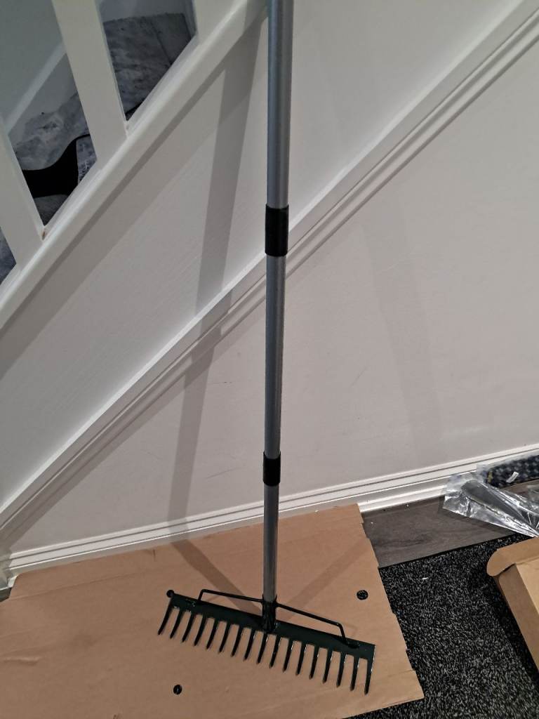 Walensee Heavy Duty Garden Rake - New, Dual Head Metal Rake