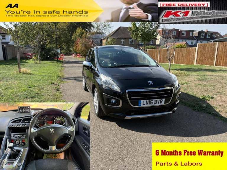 2016 Peugeot 3008 1.2 Puretech Allure 5dr HATCHBACK Petrol Manual