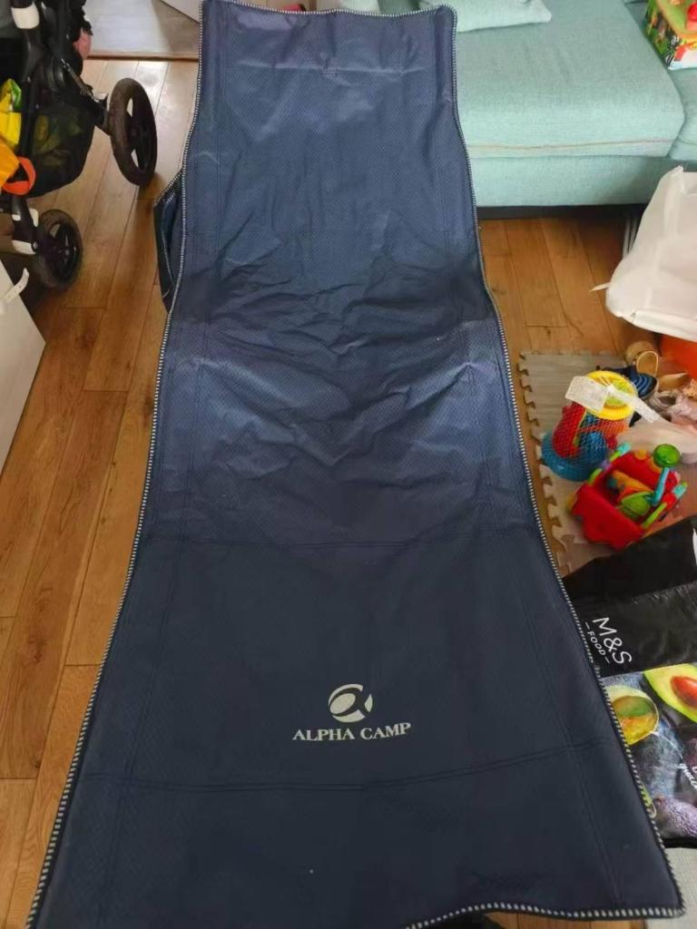 Folding camping bed