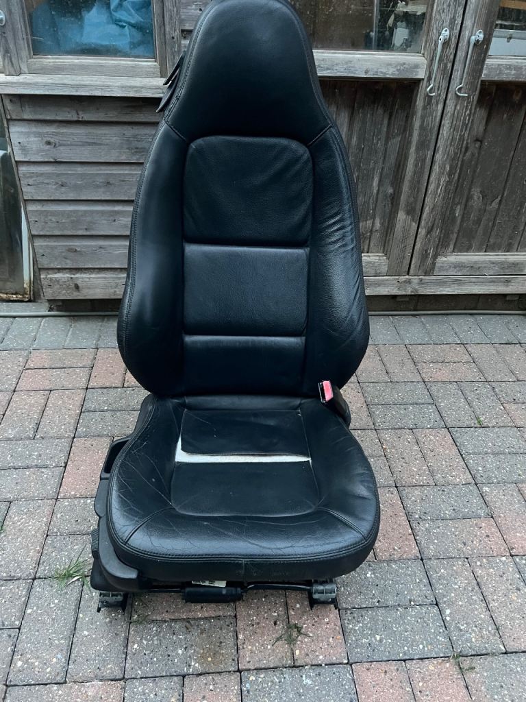BMW Z3 Driver Seat Black Leather Electric Base Collection Only