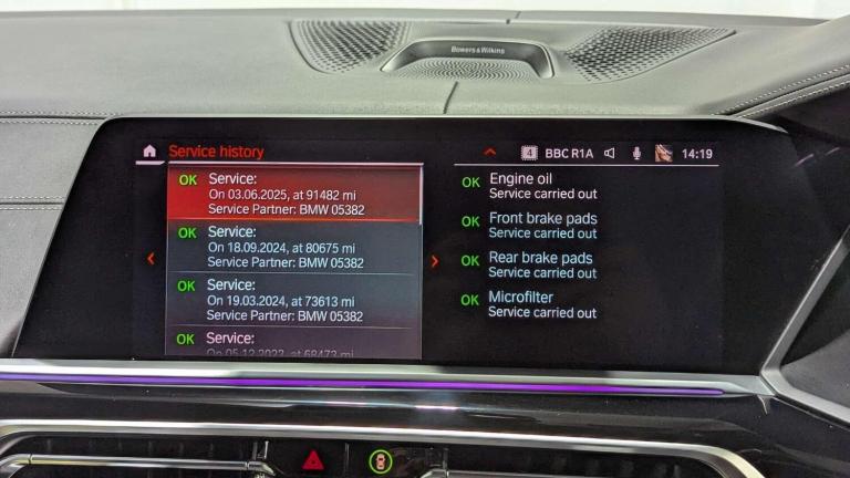  BMW X7 3.0 X7 xDrive 40i M Sport Auto 4WD 5dr Petrol Automatic