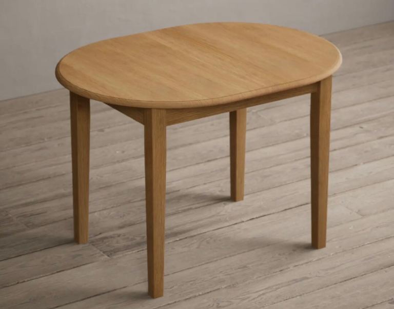 Solid Oak Oval Extending Dining Table - Brand New BARGAIN