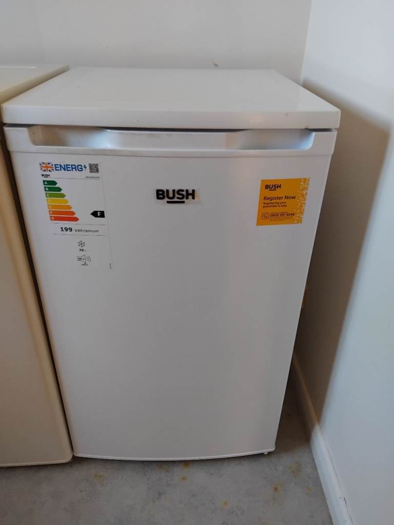 Bush Freestanding Freezer - White, Good Condition