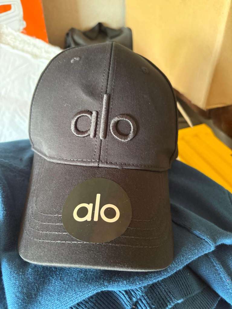 Brand New ALO Black Baseball Cap with Tags