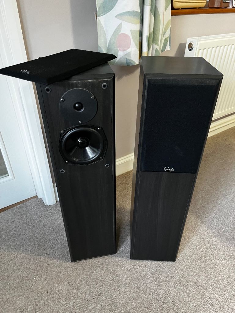Gale model4 bass reflex floor mounted speaker's