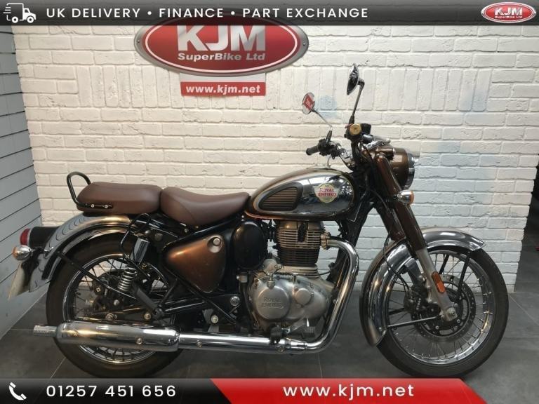 ROYAL ENFIELD CLASSIC 350 E5, 2022/22, 6,750 MILES IN CHROME & BRONZE