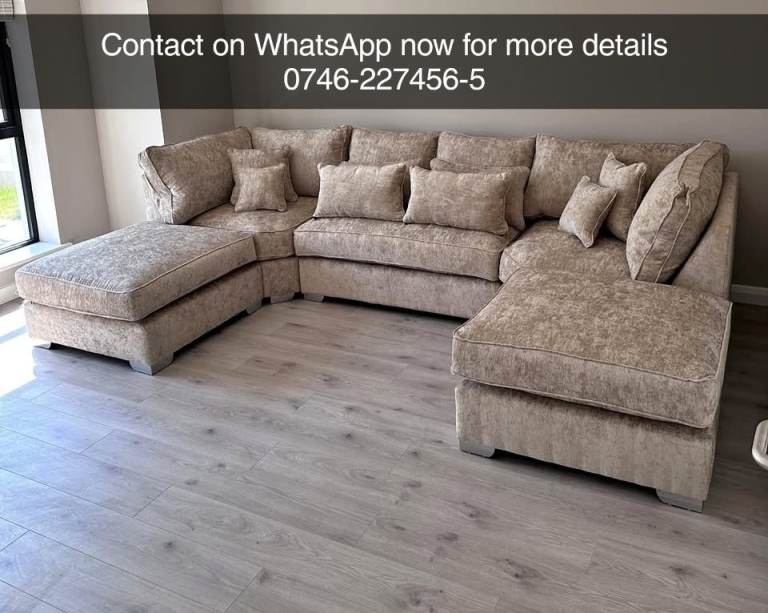 image for Sale on Brand New Luxury Corner Sofas – U‑Shape Sofa in Multiple Colours