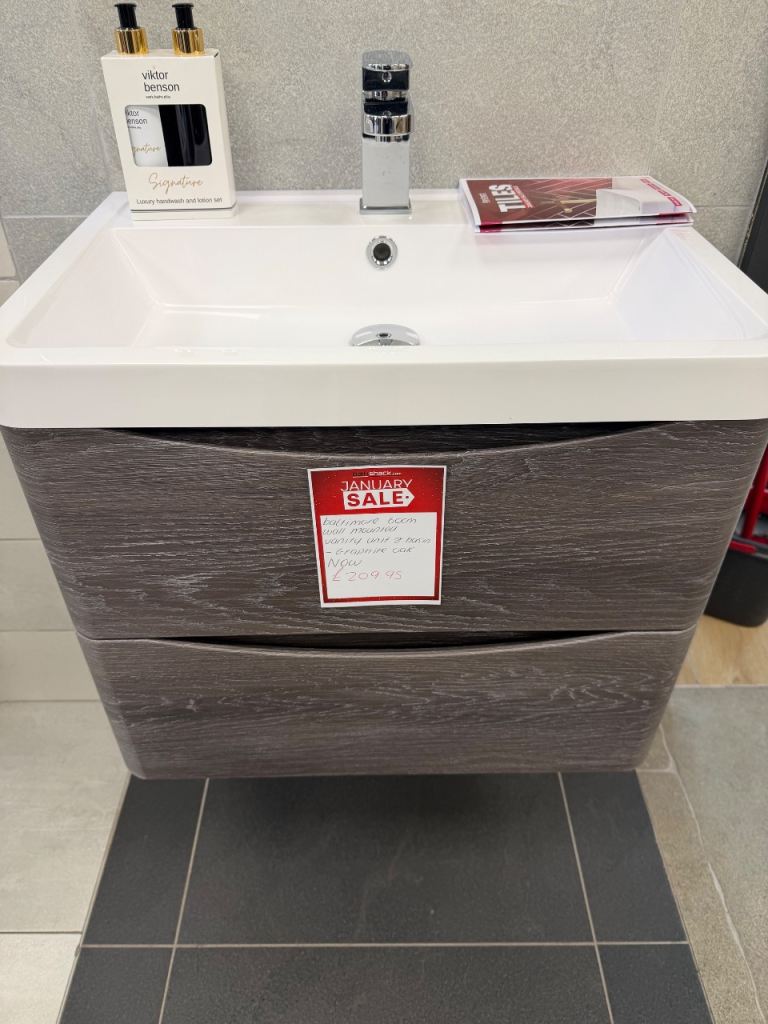 Baltimore 60cm wall hung vanity NOW £209.95✅✅