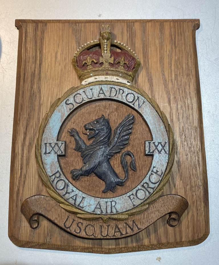 LXX (70) Squadron Royal Air Force Shield 