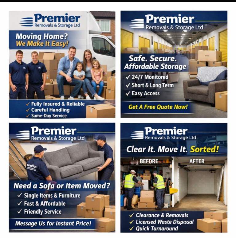 Full/Part Removals, Man and Van, House, Office, Rubbish Removals, Storage