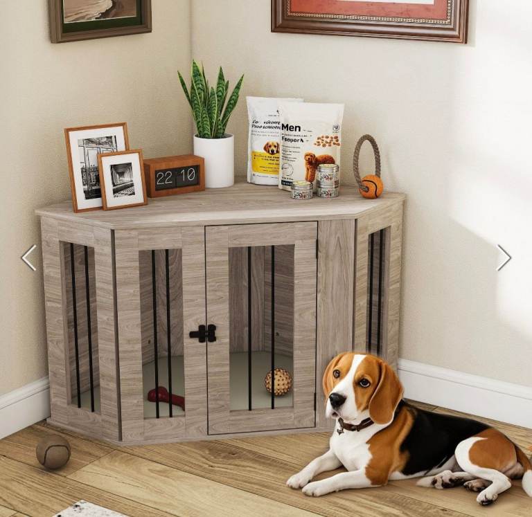 Pawhut 2in1 side table/dog kennel