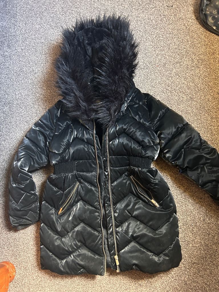 Girls puffer jacket coats 9/10 years