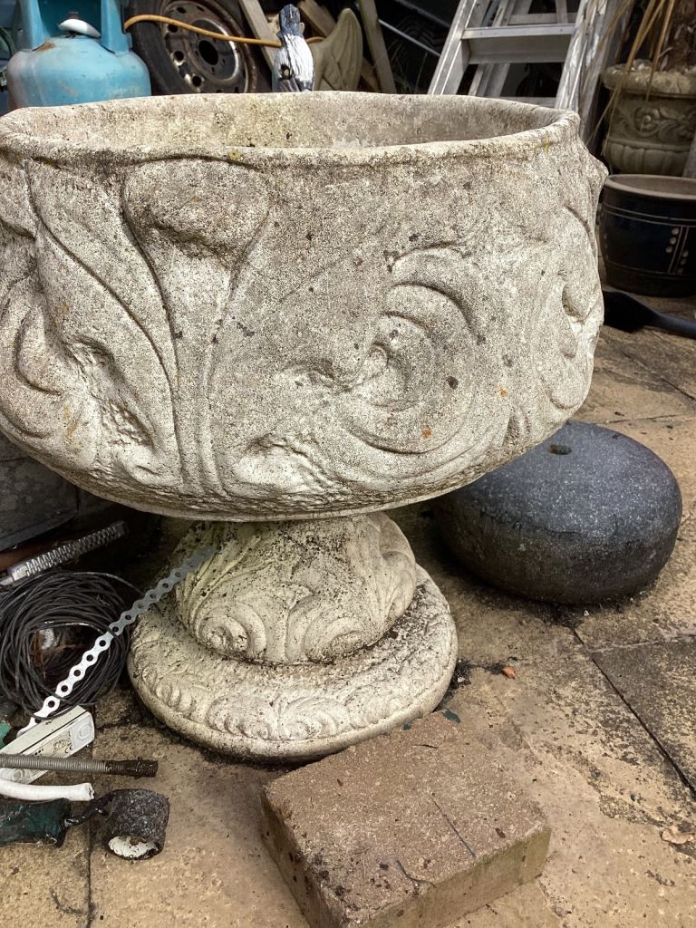 LARGE STONE DECORATION PLANT 🪴 POT