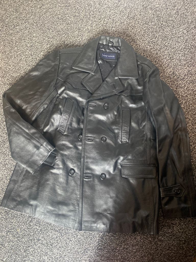 Black Leather Jacket - for men 